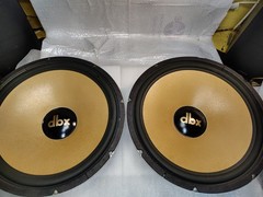 DBX 15″ woofers, possible out of Soundfield V series, MPW 15890618-1F, one pair