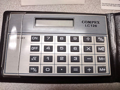 VTG Compex LC126 Solar Credit Card Size Calculator w/Case & Instructions Taiwan