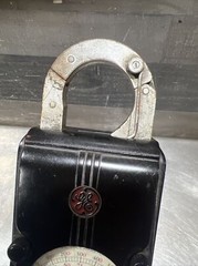 Vintage Antique GE AC-Volt Ammeter General Electric MODEL 8AK1AAA1 TYPE AK-1