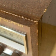 Vintage Mid Century Tube FM AM Radio Panasonic 782B Tweed *Video In Description*