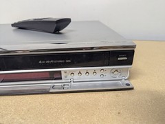 LG LRY-517 DVD Recorder VCR Combo 4HD Hi-Fi VHS CD DVD+R Tested Read Description