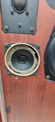 Vintage IMF TLS-50 Speakers Working. some Issues Please see pics/video England