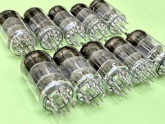 2 pcs 6N1P-EV (6N1, 6N1P-EV, ECC82) NEW / BATCH / GOLD GRID / FROM USA / VOSKHOD