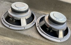 A+ Pair Cerwin Vega 10” 101-W2 Woofer Speakers New Surrounds 5.8 DCR D Series