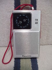 Panasonic RF-506 Red FM-AM Radio Repaired Works Excellent Vintage 1978