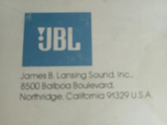 JBL J5120 Speakers Specifications Schematic Service Manual Original