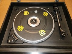 Sanyo Model GTX 170 Vintage Turntable Vinyl Record Player Taiwan 1985 Date Code