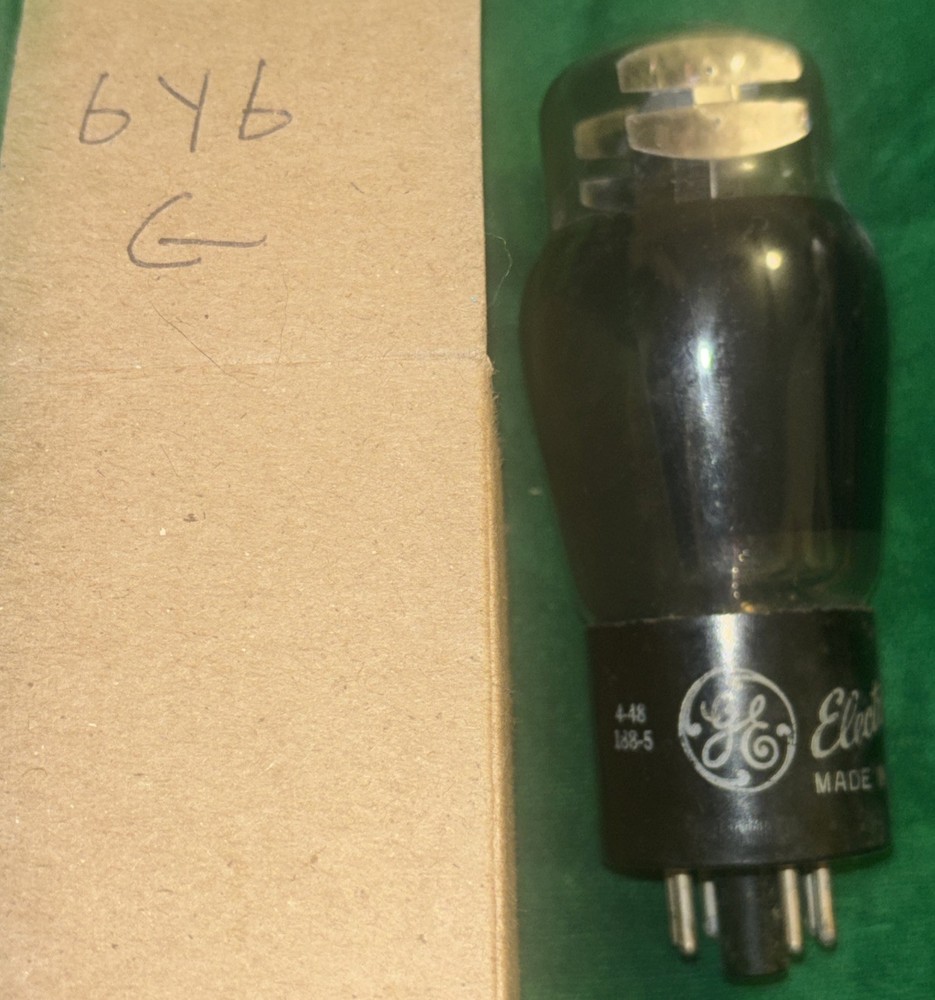 6Y6G General Electric Vintage Beam Power Amplifier Guitar Amp Radio Hi-Fi Tube
