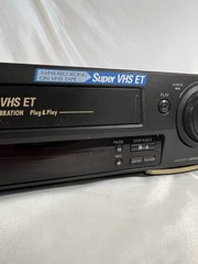 JVC HR-S3500U Super VHS ET 4-Head Video Cassette Player VCR No Remote Tested