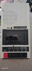 Califone Cassette Recorder CAS1500 with Microphone and Power Supply For Parts