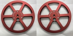 New One Pair Pioneer silvery 7” Tape Reel Light Metal Aluminum Take Up Reel