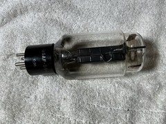 1956 UNITED USAF-596 RECTIFIER TUBE NOS BLACK PLATE 5U4G WE 274B 5U4 5AR4 GZ34
