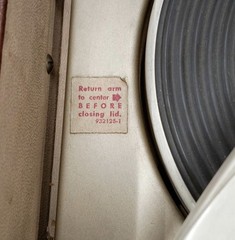 Vintage RCA Victor New Orthophonic High Fidelity Record Player Works
