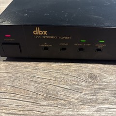 Dbx TX-1 AM/FM TunerRARE Cosmetic Imperfections. Turns On But Untested