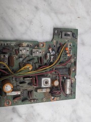 Vintage Delco AM/FM Radio Tuner PCB Circuit Board D5N005 Bent Untested