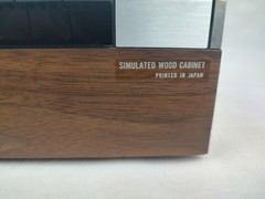 Vintage Panasonic RS-260US Stereo Cassette Deck Simulated Wood Cabinet Japan