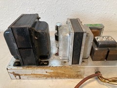 Vintage Tube Amplifier Power Supply Chassis Transformers 1950s 1960s Project