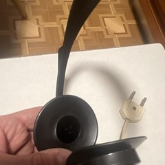 USSR Aktava TON-2A Headband Ear-Cup Headphones Black 1600 Ohm Double Earpiece