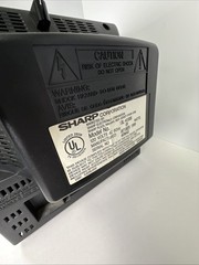 Vintage Sharp 13″ Retro Gaming CRT TV 13N-M100B Front AV Tested Working- W/ Remo