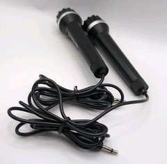 Vintage Japan Made Dynamic Microphones & Lightweight Stereo Headphones Set 3.5mm