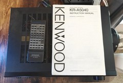 Kenwood KR-A5040 Stereo Receiver w OEM Remote Tested Working AM FM