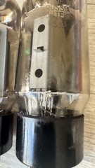 Matched Pair 6CA7 EL34 Vintage Sovtek Reflektor H3B3 Fat Bottle Power Tubes