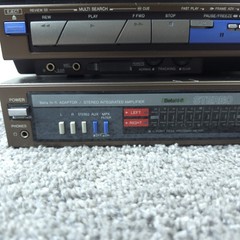 Aiwa AV-50M Beta Hi-Fi VCR Recorder Stereo Integrated Amplifier SV50M UNTESTED