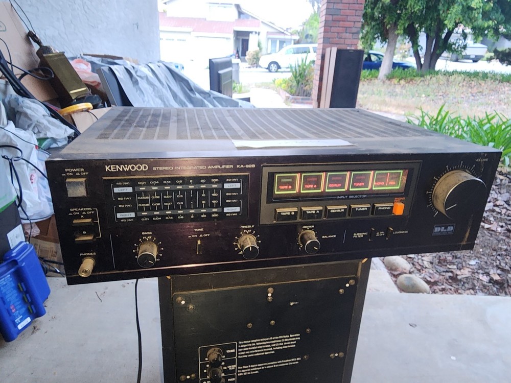kenwood stereo integrated amplifier ka-928 Vintage