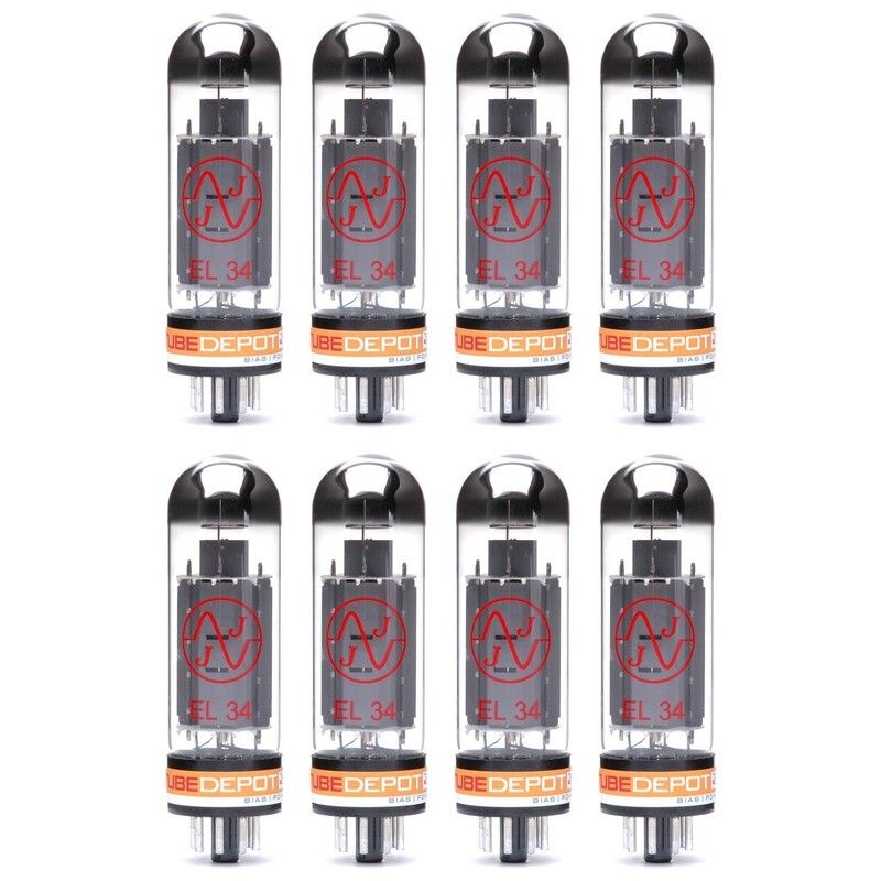 Octet of JJ EL34 Power Vacuum Tube