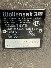 Wollensak 3M Cassette Tape Recorder For Film Projector Recording 2851AV
