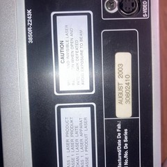 Daewoo DVC3000 Combo Player DVD/CD/VHS (VCR) /VHS-Recorder (Works!) Digital Out