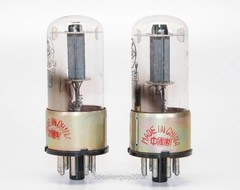 2X Nanking Metal Base 6H8C 6N8P 6SN7 Vacuum Tubes / KT6
