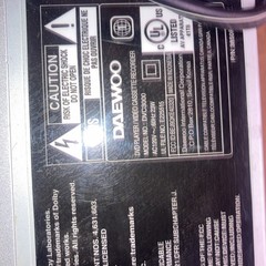 Daewoo DVC3000 Combo Player DVD/CD/VHS (VCR) /VHS-Recorder (Works!) Digital Out