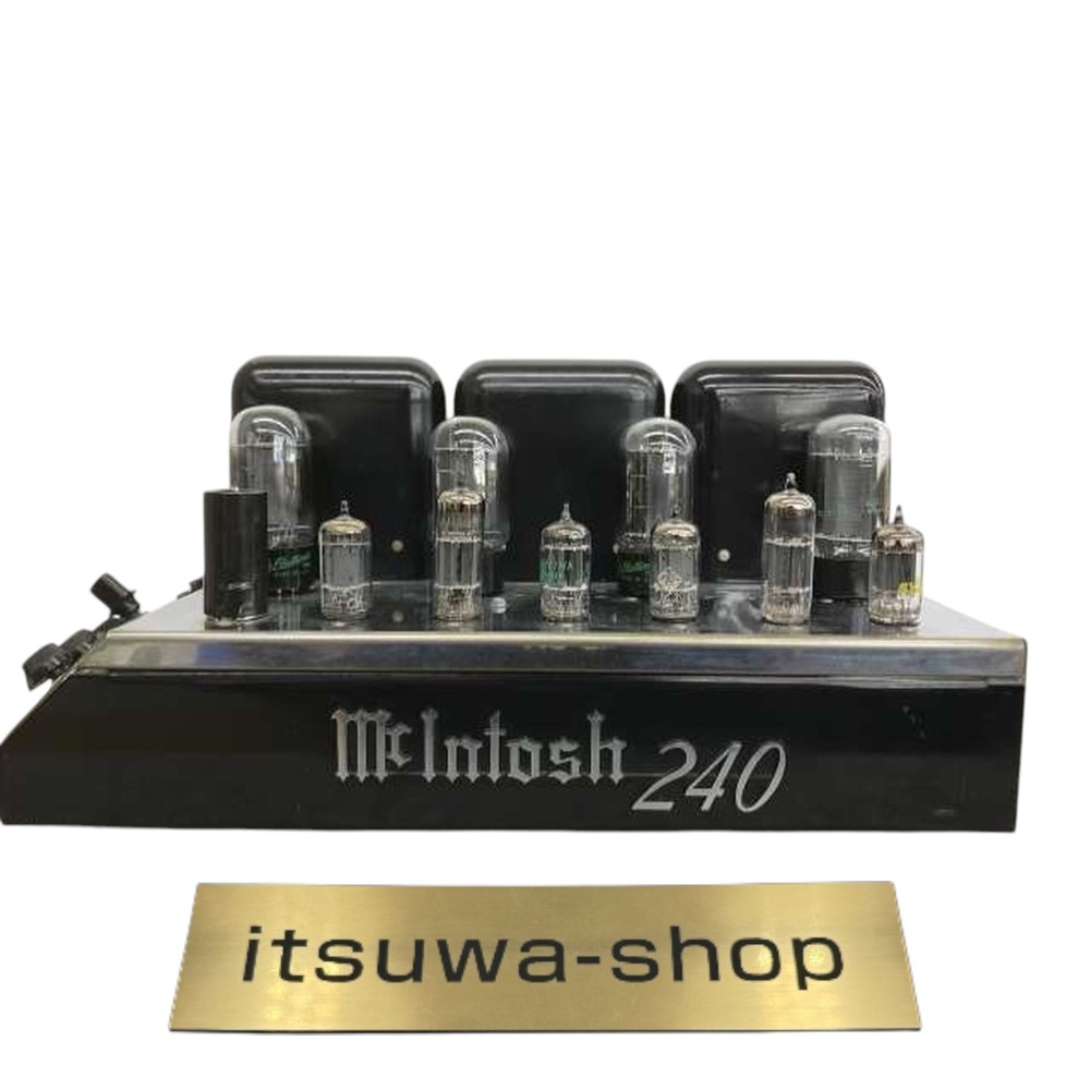 Used Maintained MCINTOSH MC240 Power Amplifier (Tube Type) Vintage From Japan