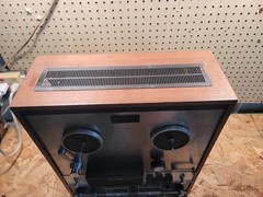 Vintage TEAC A-6010 Auto Reverse Reel-Reel For Parts or Repair Powers On AS-IS