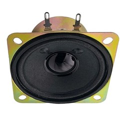 Compact 3 Watt 8 Ohm Speaker – 2-5/8″ Square Paper & Foam Cone