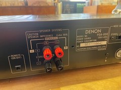 Vintage Denon POA-800 2 Channel Stereo Home Power Amplifier 50 Watts /Channel #3