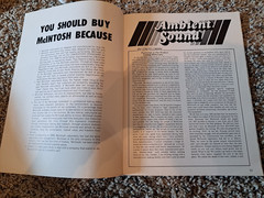 Original Vintage 1976 Modern Recording Vol 1 No 3 Mcintosh MA 6100 Report