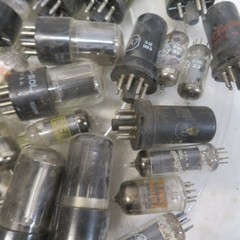 Lot of VTG Vacuum Tubes GE Tung-Sol Raytheon Radio Amp Valves Bulk – for Parts