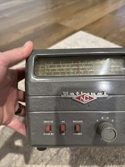 National SW-54 Shortwave/AM Multi-Band Tube Radio Powers On Untested