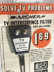 Vintage Radio Shack Tandy Archer TV Interference Filter – New Made In Japan