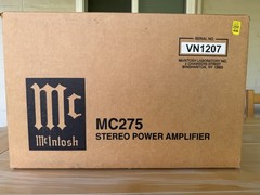 McIntosh MC275 IV KT88 Tube Amplifier w/ Original Box, Cage, Manual, Tube Set