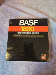 New! BASF 1800 Performance Series Vintage Audio 1/4 Inch Tape Reel 7″ Sealed!