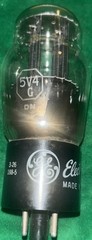 5V4 General Electric Rectifier Radio Vacuum Guitar Tube 115% NOS Balanced Strong