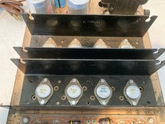 1960s Magnavox transistorized amplifier chassis Tube Amp Untested