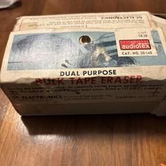 Audiotex Dual Purpose Bulk Tape Eraser.