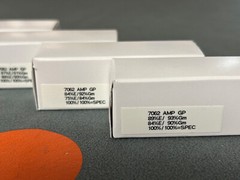 Quad of Beckman Holland 7062 Tubes – Amplitrex Tested – See Pics for Test Scores