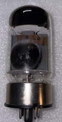 RCA GE 6550 DUAL DISC GETTER POWER VACUUM TUBE AMPLITREX TESTED 72% gm