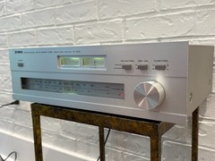 Yamaha CT-410II AM/FM Stereo Tuner Vintage Silver Tested Working Japan