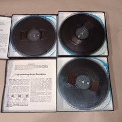 Scotch 206 Recording Tape LOT OF 3( 7″ Reels Hi Output/Low Noise) FOR MASTERING